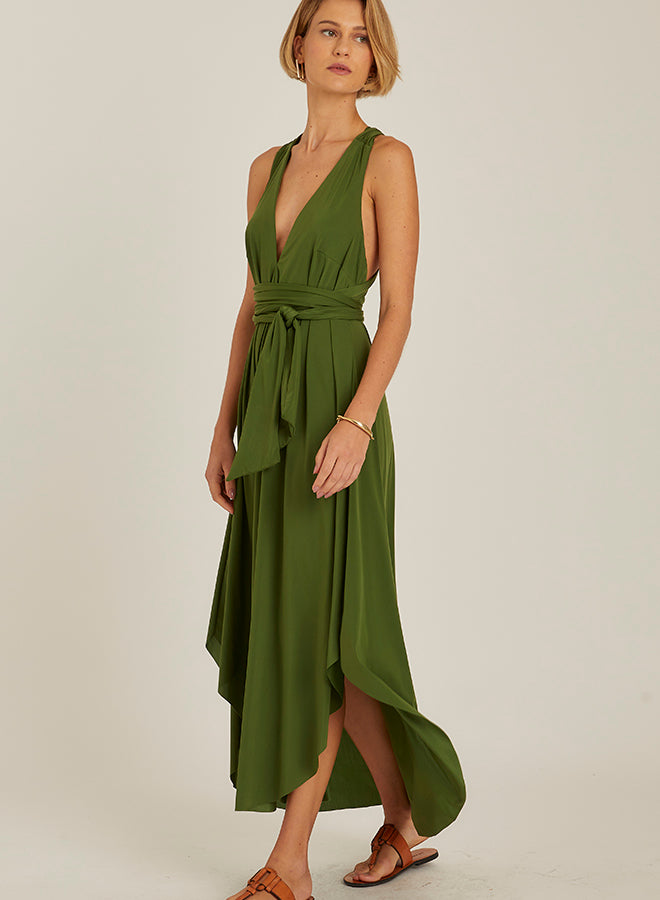 TIE COVER UP DRESS