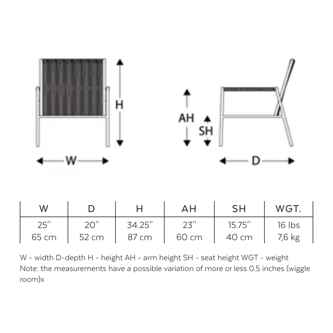 BORA BORA ROUPE SEAT LOUNGE CHAIR